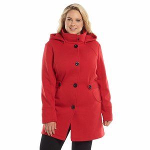 plus size white peacoat